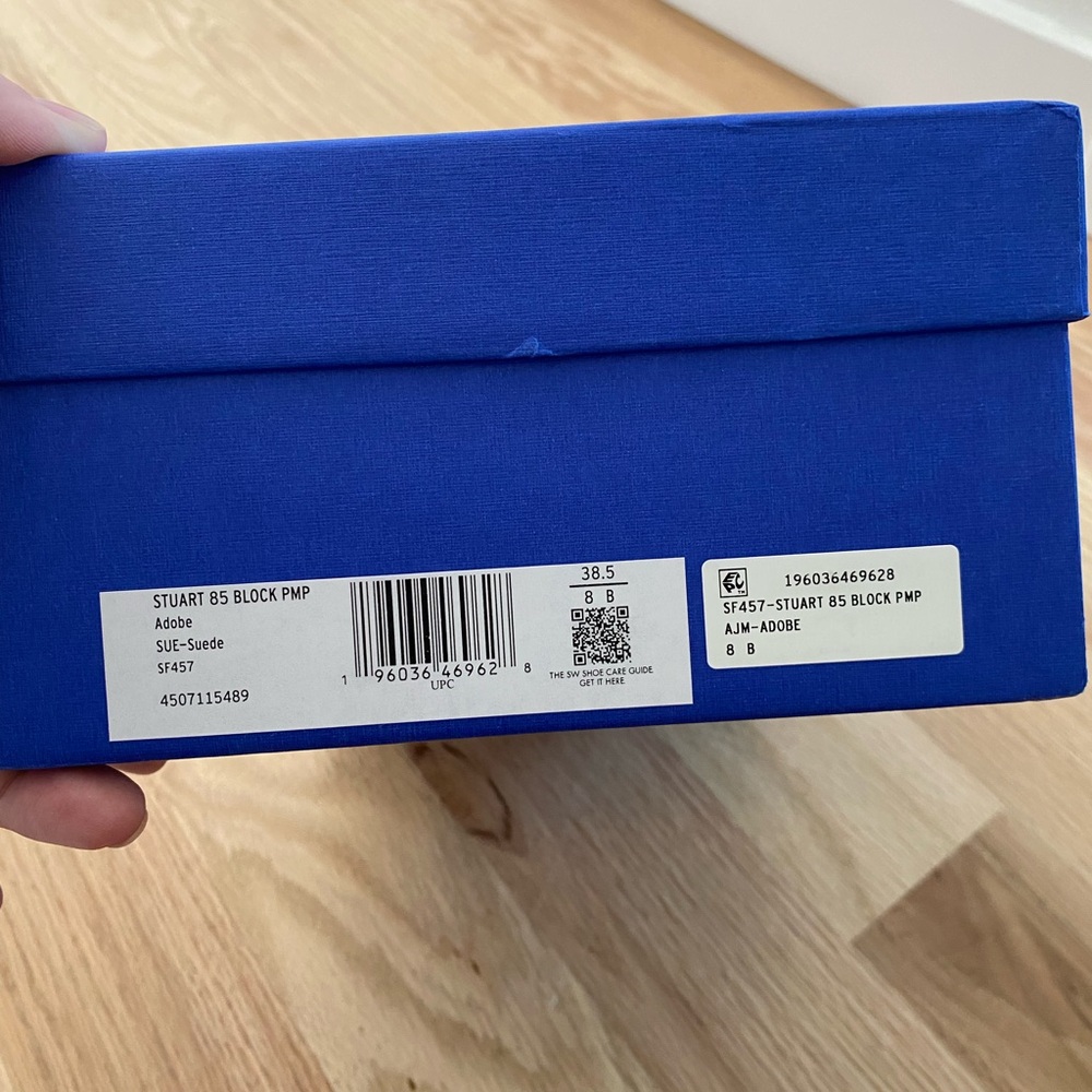 Stuart Weitzman Stuart 85mm Block Heel Pumps - image 8